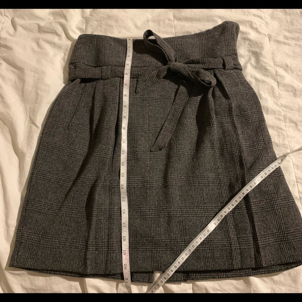Above the knee plaid skirt large 12